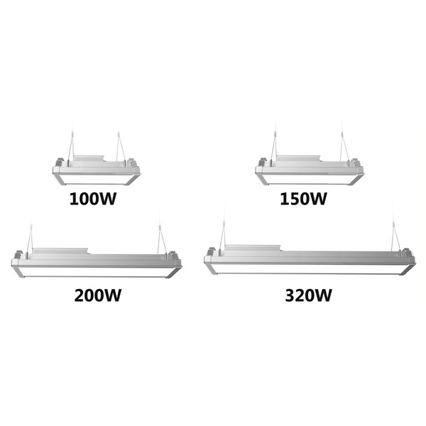 High Bay Lineaire T19 320W 5000K 110° Dim 1-10V